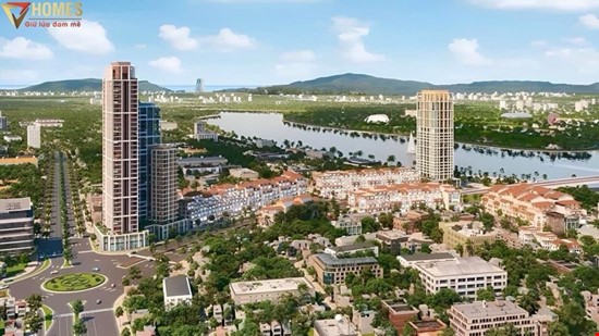 Shophouse 17 tỷ chân cầu Trần Thị Lý, lâu dài - T6/2024 bàn giao- NH hỗ trợ 70%