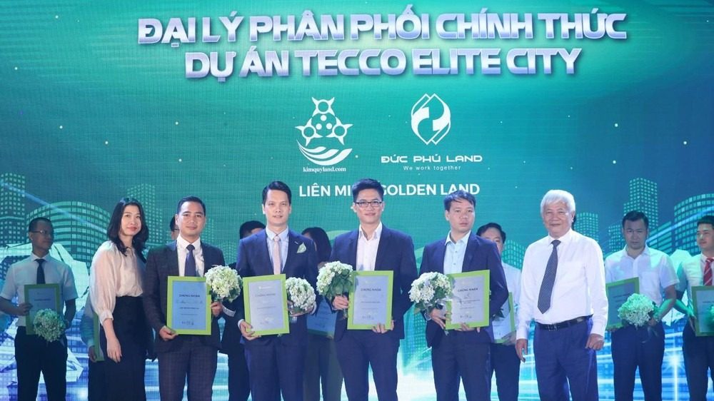 Lễ trao chứng nhận phân phối chính thức dự án Tecco Elite City Thái Nguyên